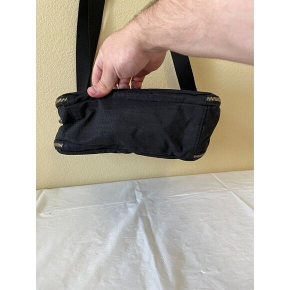 Baggalini Purse black Small Multiple Zip Pockets Shoulder Bag  organizer - Picture 4 of 12